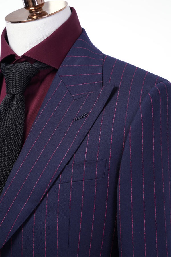 Purple Striped Suit