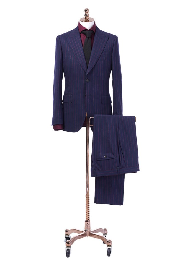 Purple Striped Suit