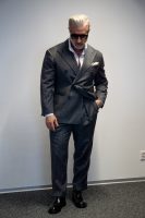 The Sartorial Sovereign Pinstripe Blazer