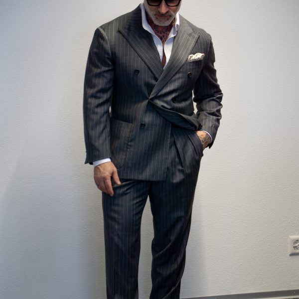 The Sartorial Sovereign Pinstripe Blazer