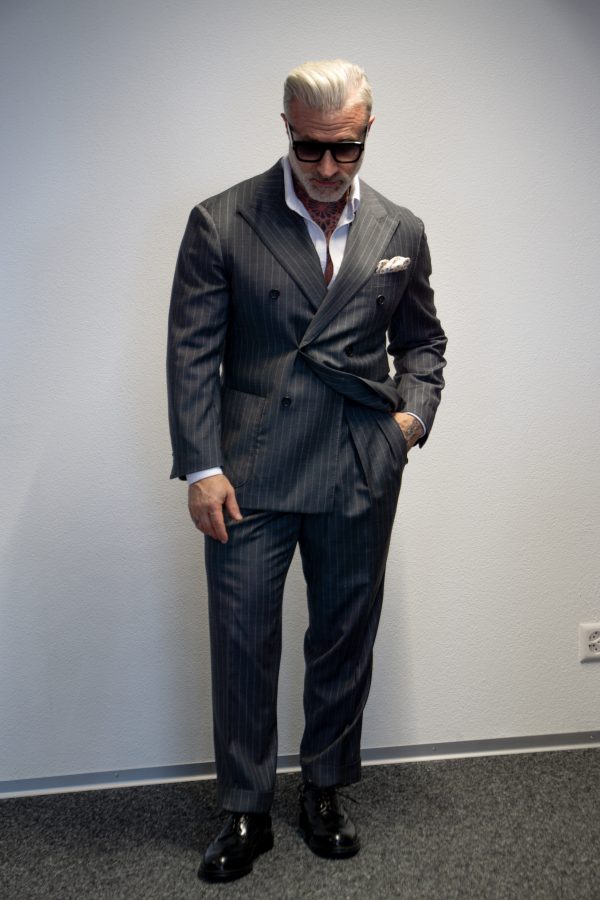 The Sartorial Sovereign Pinstripe Blazer