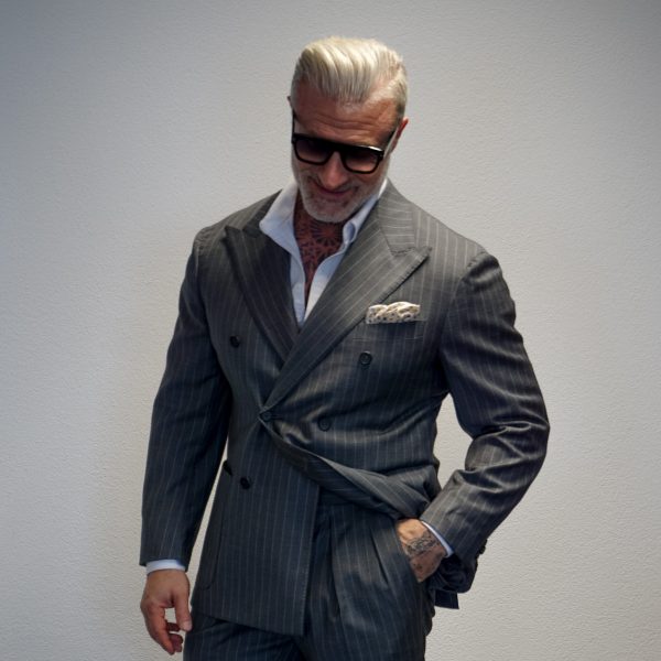 The Sartorial Sovereign Pinstripe Blazer