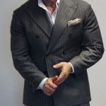 The Sartorial Sovereign Pinstripe Blazer