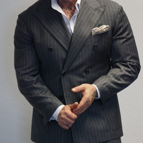 The Sartorial Sovereign Pinstripe Blazer