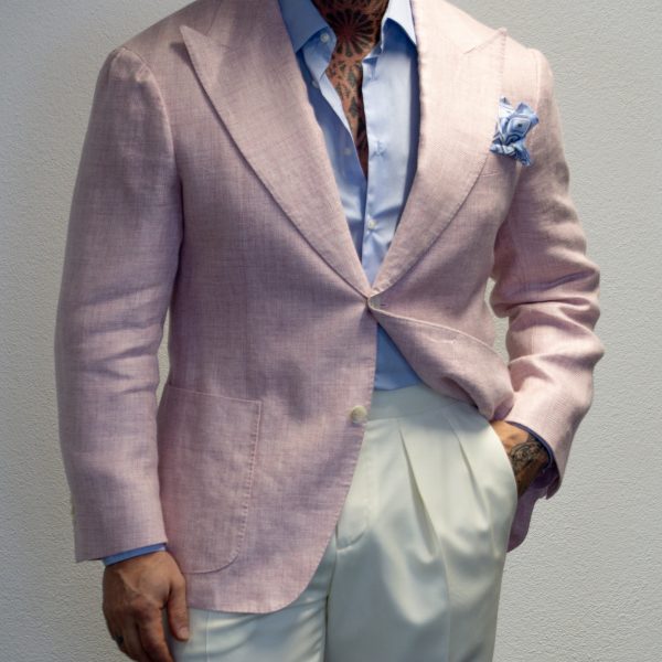 The Azzurro Riviera Linen Blazer