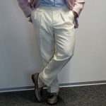 The Ivory Maestro Super 130s Trousers